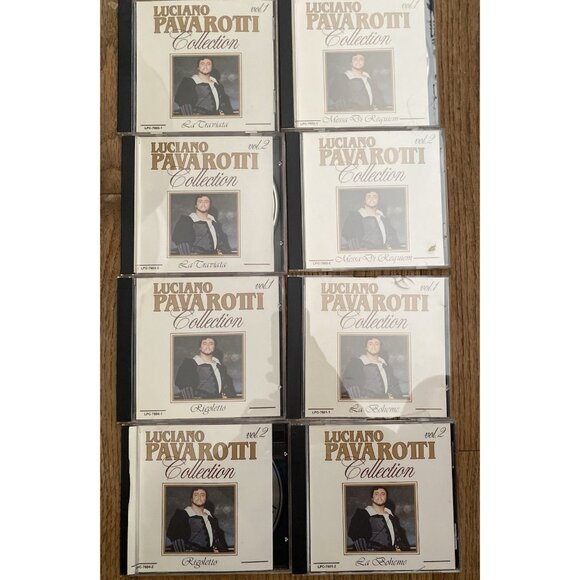 Luciano Pavarotti Collection La Traviata  Rigoletto La Boheme Messa Requiem 8 CD - Picture 7 of 16